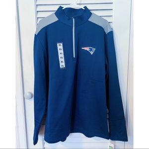 3/4 Zip Up New England Patriots Sweatshirt